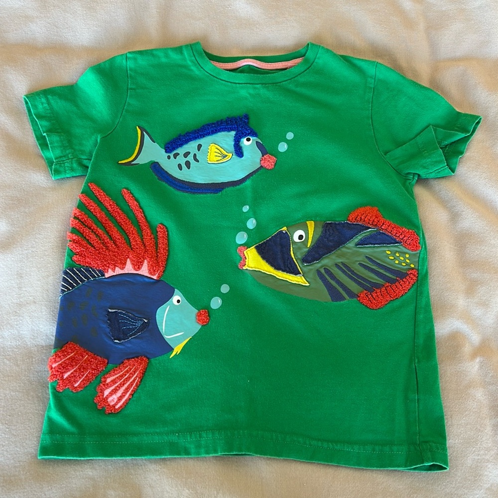 Mini Boden Fish Shirt